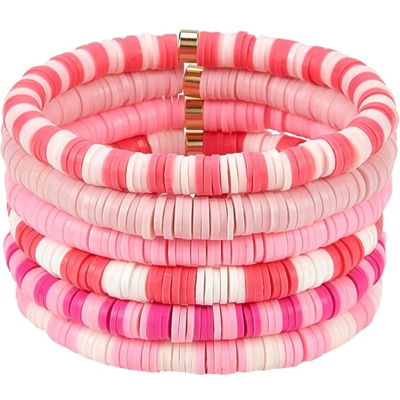 Trendy polymer bead bracelets - Picture 3 of 3